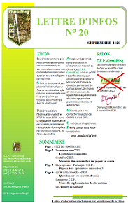 Lettre n°20 - informations techniques sur le palissage de CEP Consulting